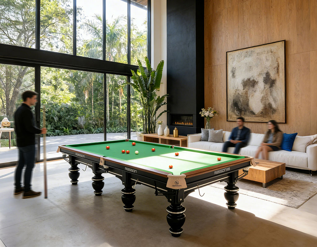 Rasson Strong II Snooker Table - Lifestyle Shot